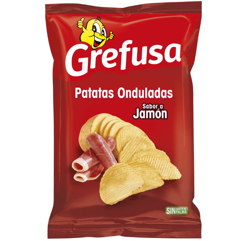 PATATAS OND  JAMON 41G -26U/CAJA-
