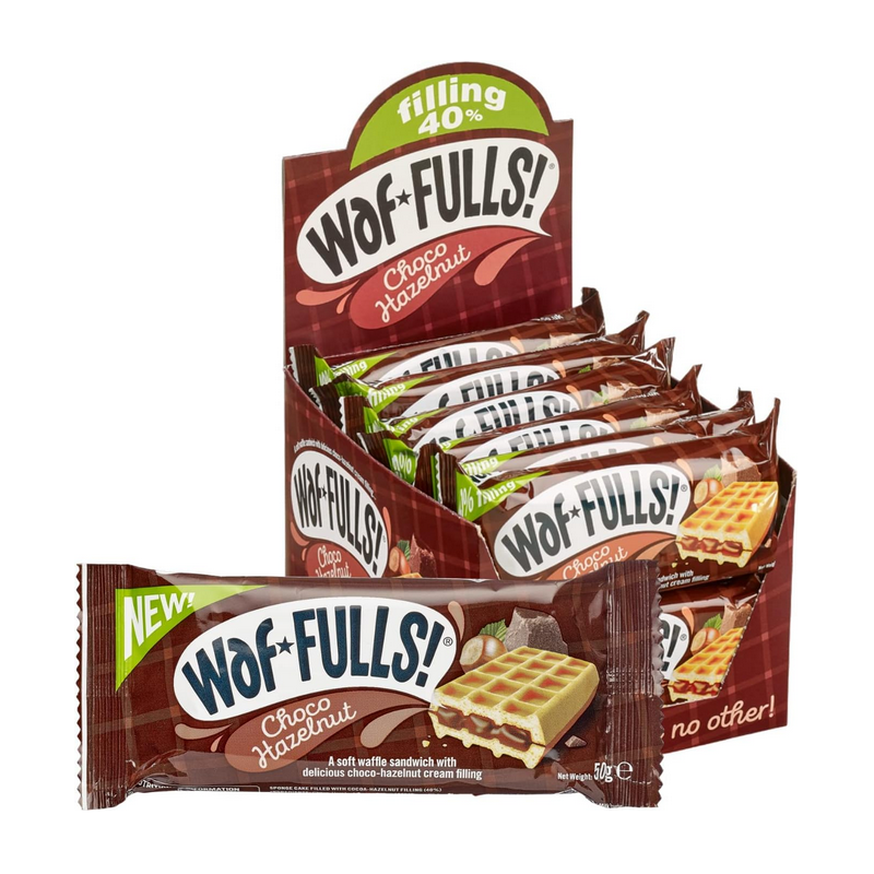 WAF FULLS chocolate y avellanas 50gr. -12U/CAJA-