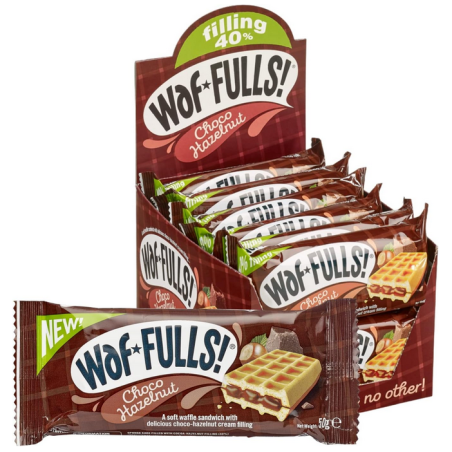 WAF FULLS chocolate y avellanas 50gr. -12U/CAJA-