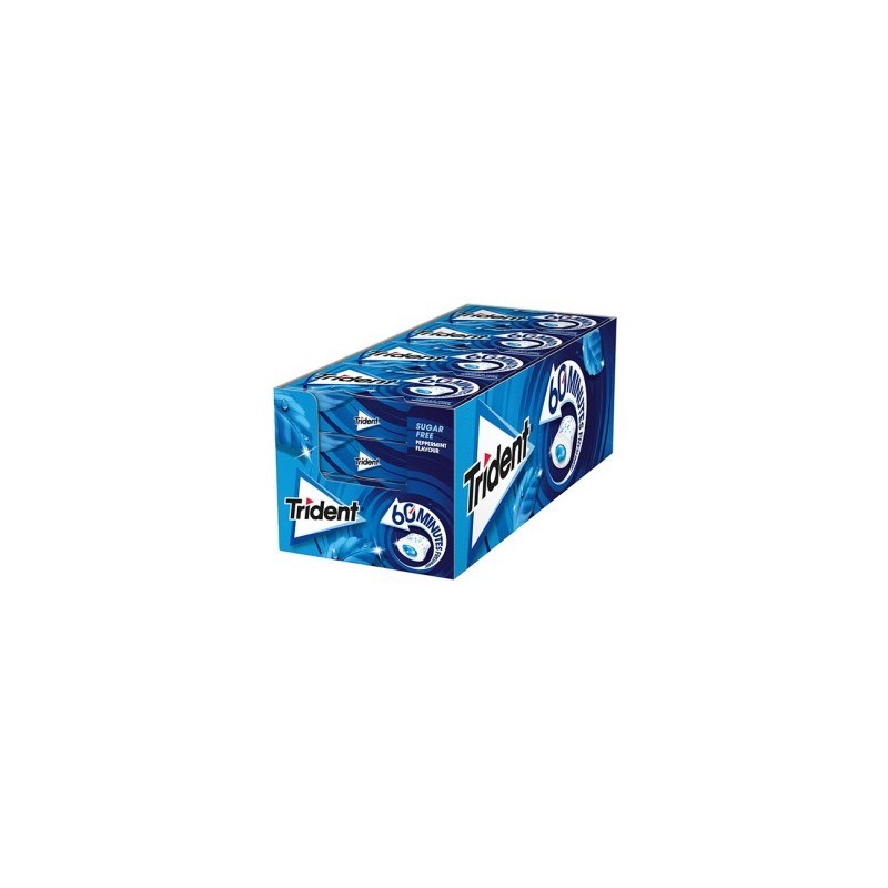 TRIDENT 60 MINUTOS PEPERMINT 16 UN.