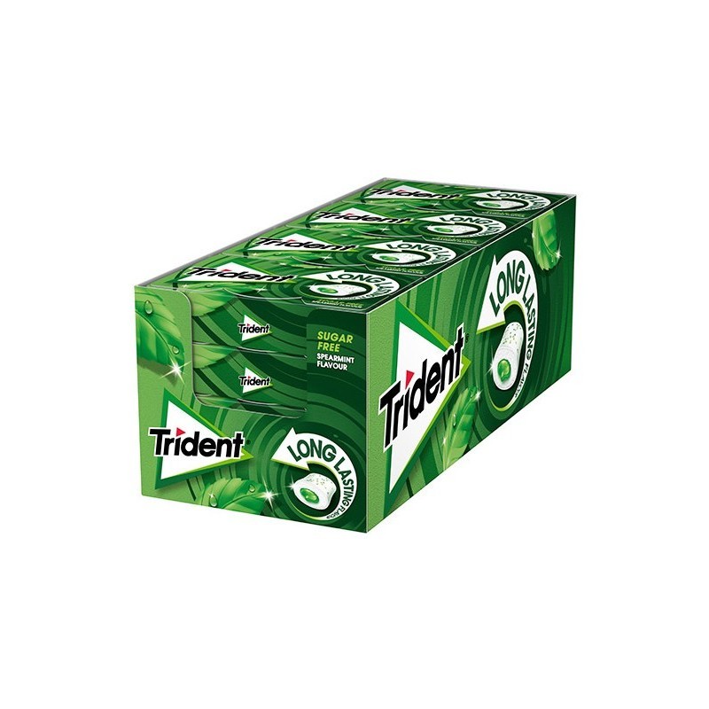 TRIDENT 60 MINUTOS HIERBABUENA (16U/CAJA)