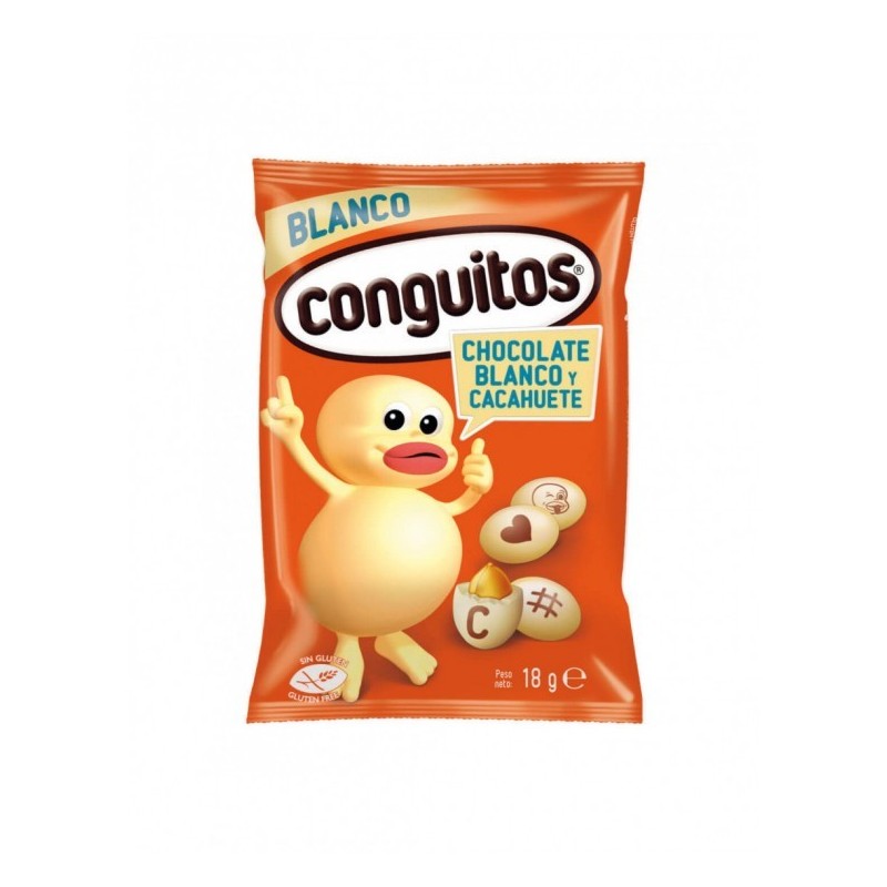 CONGUITO CHOCO BLANCO 18G -24U/CAJA-