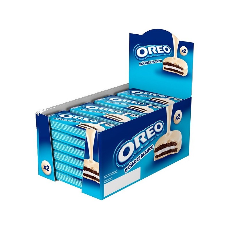 OREO BAÑADAS EN CHOCOLATE BLANCO 41 GR -24U/CAJA-