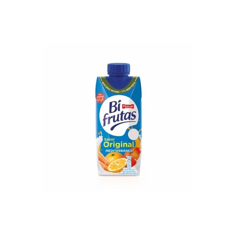 Bifrutas Mediterráneo Original 330 ml (Caja de 3 Packs de 6 bricks)