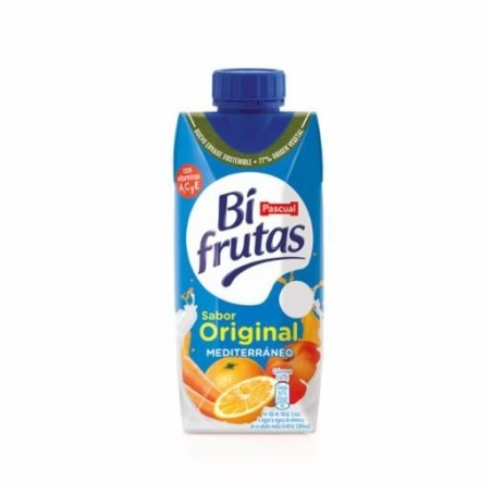 Bifrutas Mediterráneo Original 330 ml (Caja de 3 Packs de 6 bricks)