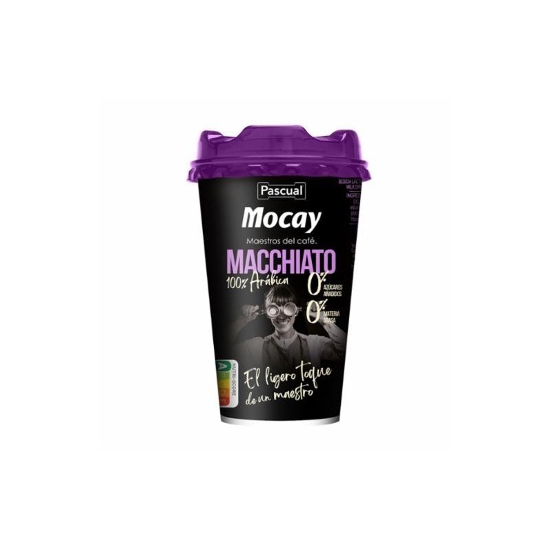 Café Mocay Macchiato Doble 0% 200 ml. -10U/Caja-