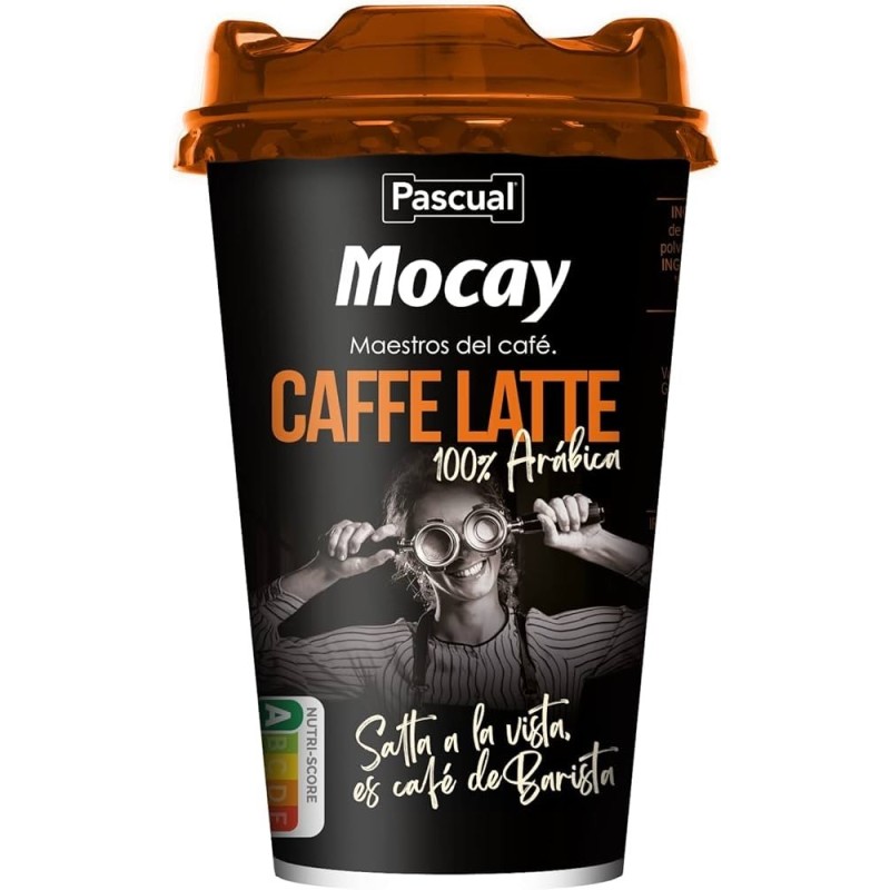 Café Mocay Latte 200 ml Caja de 10 Vasos/Caja