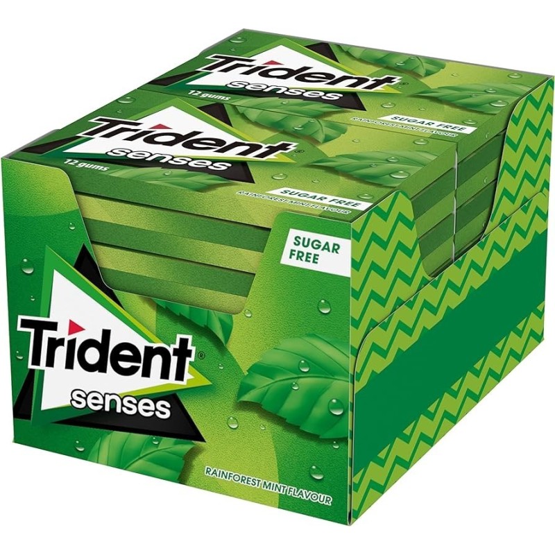 TRIDENT SENSES SPEARMINT -12U/CAJA-