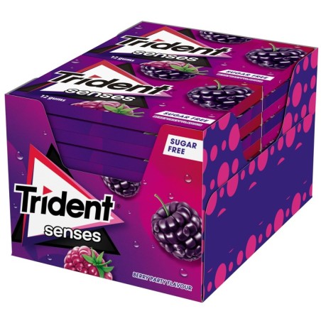 TRIDENT SENSES BERRY PARTY 12 UN.