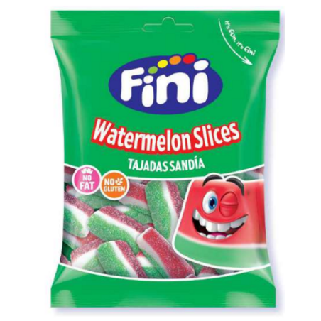 FINI WATERMELON SLICES 90GR -12U/CAJA-