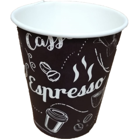 VASOS DECORADO CARTON 6oz (100 Unid)