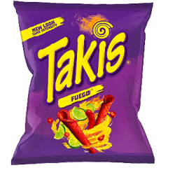 TAKIS FUEGO 40GR --62U/CAJA-