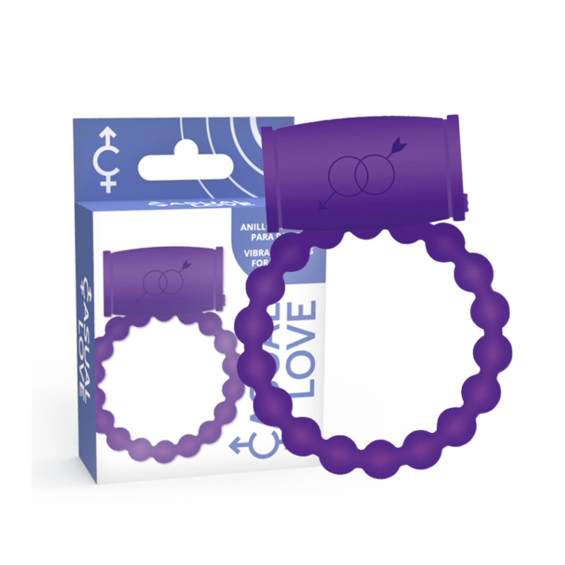 CASUAL LOVE - 25 ANILLO VIBRADOR PAREJAS VIOLETA/ROSA