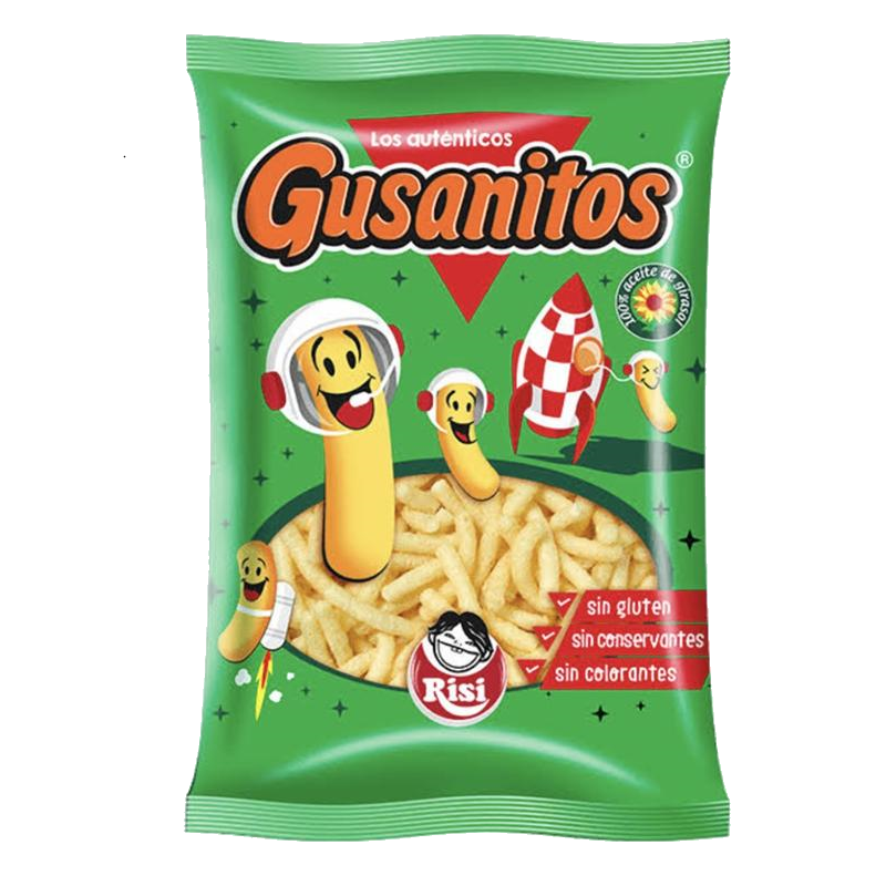 GUSANITOS RISI 18G - 30 UNIDADES (SACO)