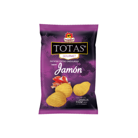 Tosfrit Totas onduladas jamón 30G / 24 unidades