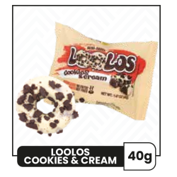 LOOLOS COOKIES & CREAM 40G  -45U/CAJA-