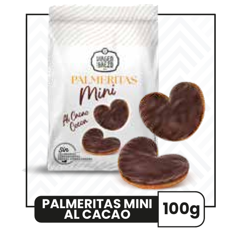 PALMERITAS MINI AL CACAO 100G -12 U/CAJA-