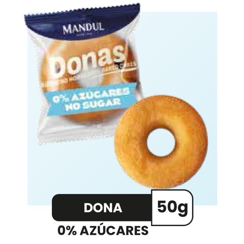 DONA 0% AZÚCARES 50G -36U/CAJA-