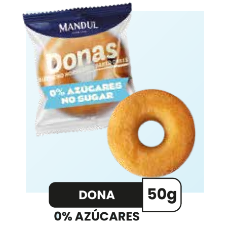 DONA 0% AZÚCARES 50G -36U/CAJA-