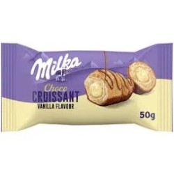 MILKA CROISSANT VAINILLA 50G -14U/CAJA-