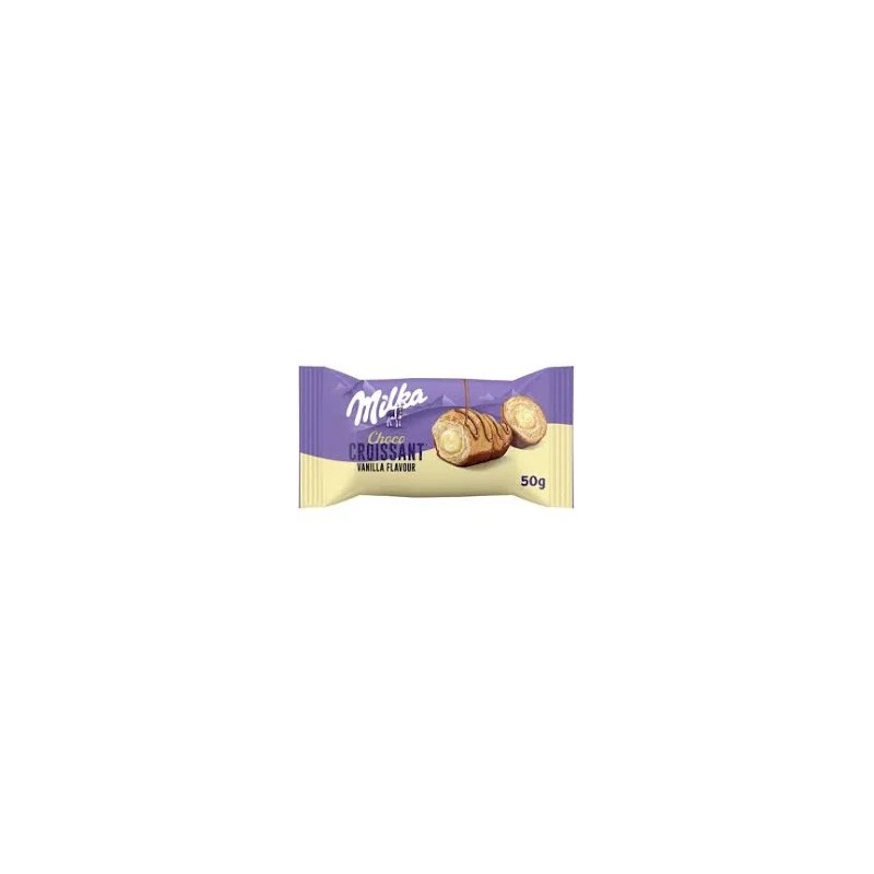 MILKA CROISSANT VAINILLA 50G -14U/CAJA-