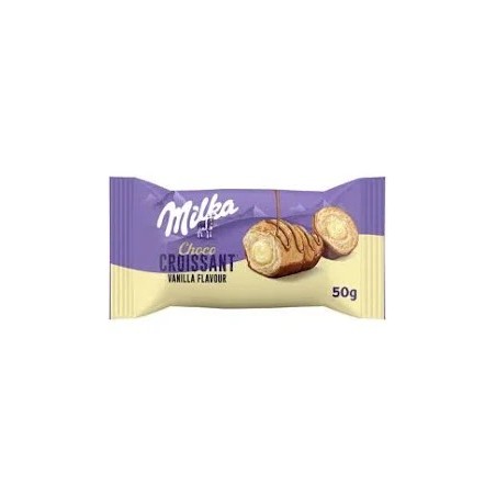 MILKA CROISSANT VAINILLA 50G -14U/CAJA-