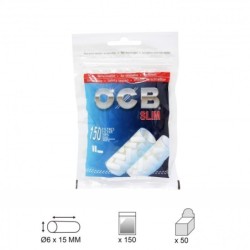 OCB FILTRO SLIM 6MM, 50 BOLSAS DE 150 FILTROS