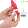 INTENSE - SYMONE USB RECHARGEABLE VIBRATING BULLET 8 VIBRATIONS PURPLE 10 X 2.2 CM