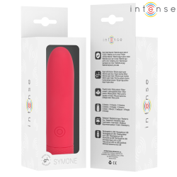 INTENSE - SYMONE USB RECHARGEABLE VIBRATING BULLET 8 VIBRATIONS PURPLE 10 X 2.2 CM
