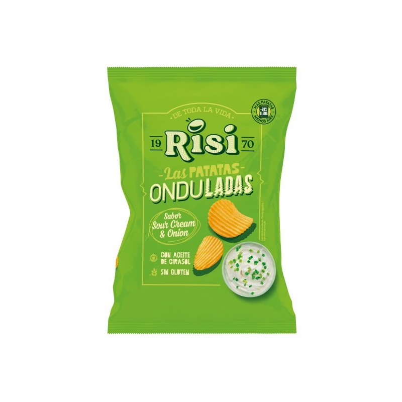 Patatas RISI Sour Cream & Onion  40G X 18 UNIDADES