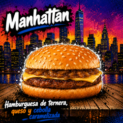 Manhattan Burger 1,24 €/Unid