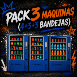 PACK 3 MAQUINAS (4+3+3 BANDEJAS)