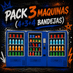 PACK 3 MAQUINAS (4+3+4 BANDEJAS)