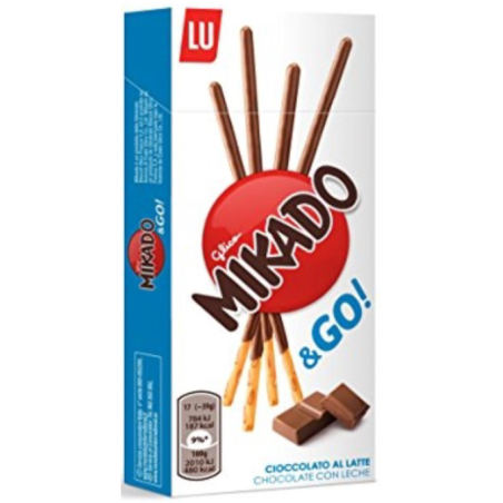 MIKADO CHOCO-LECHE 39GR -24U/CAJA-