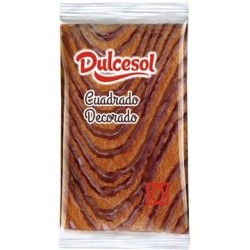 CUADRADO DECORADO CACAO DULCESOL